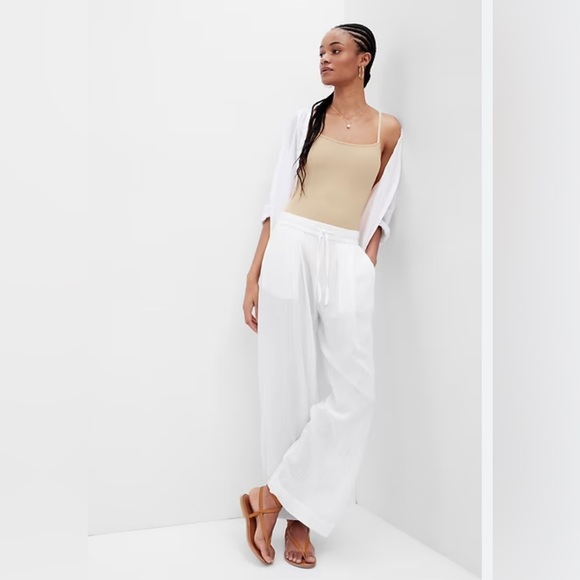 NWT GAP Airy wide leg gauzey pants - Picture 1 of 3